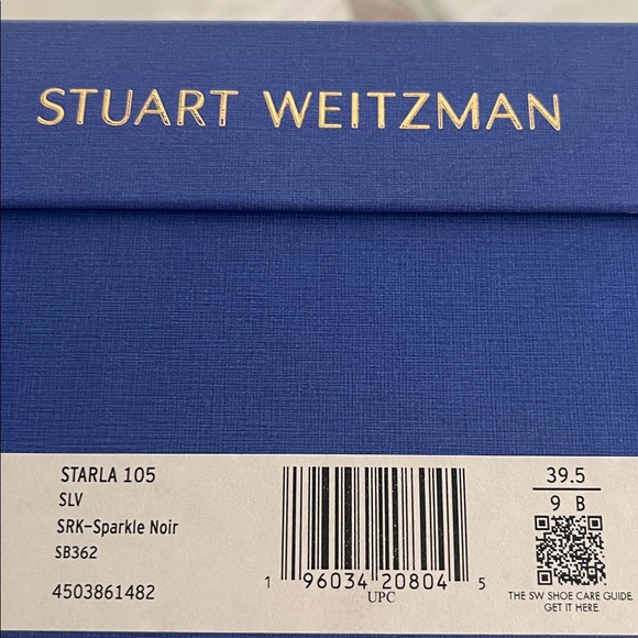 Stuart Weitzman Sparkling Silver crystals Strappy Heels like NEW - Picture 8 of 8